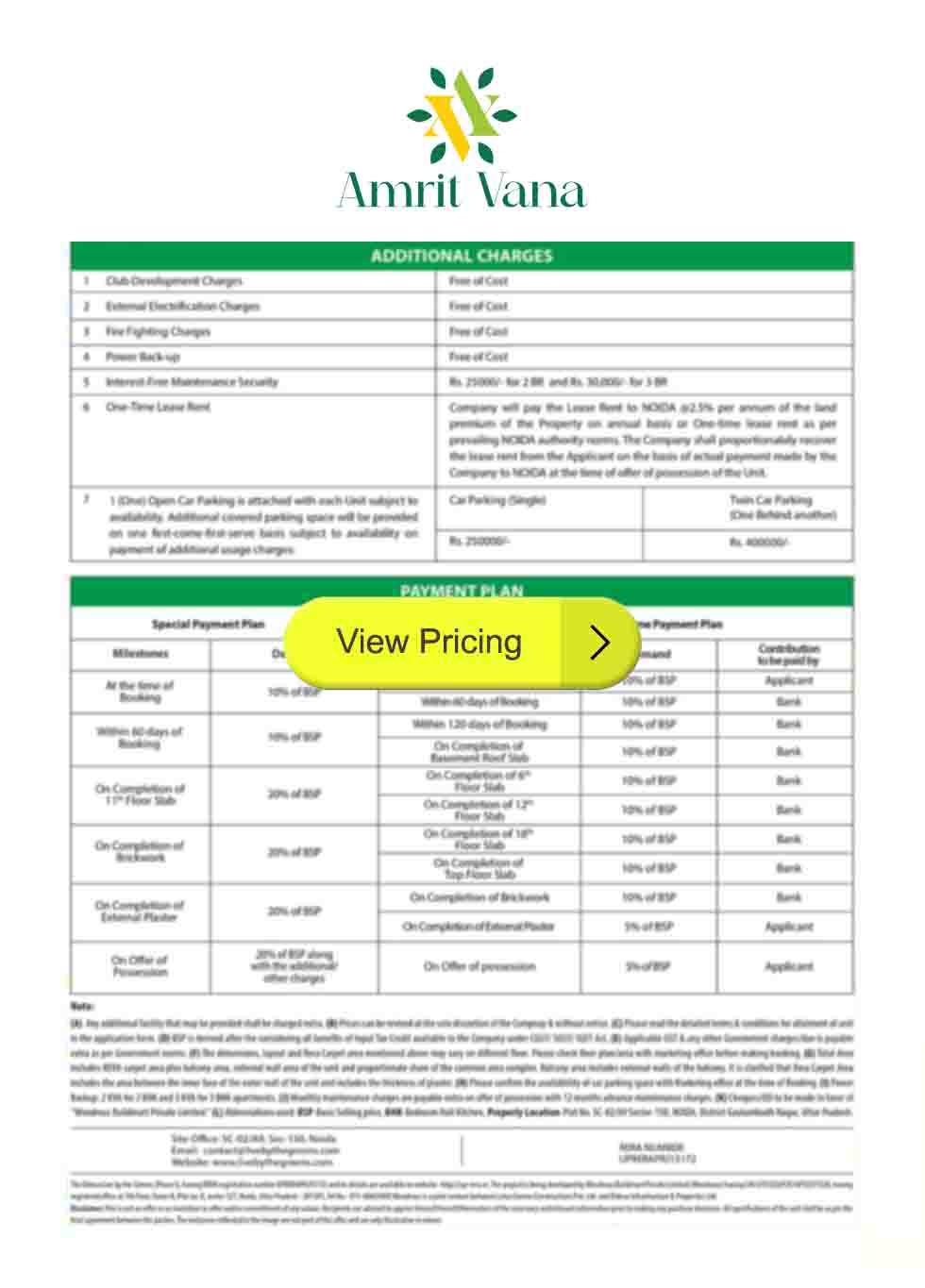 pricesheet
